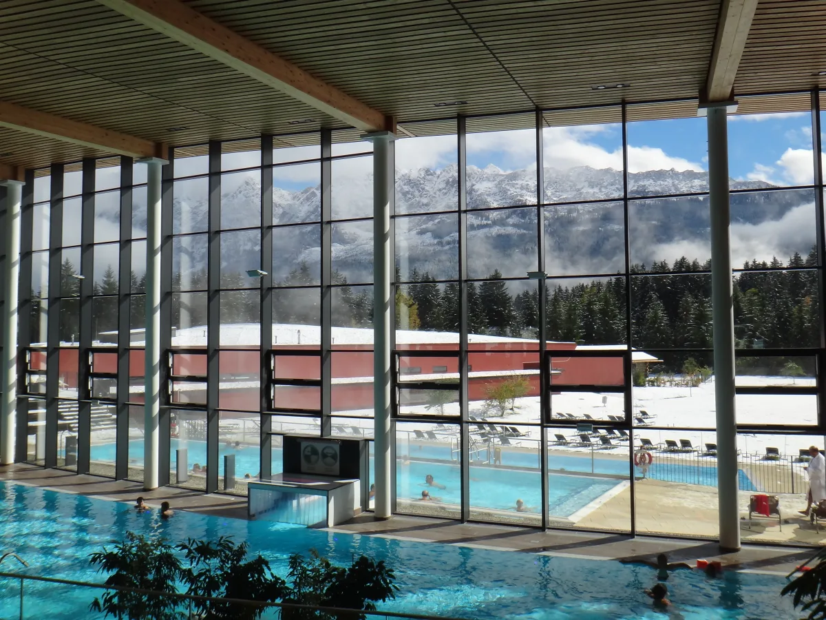 Textilbereich der Grimming-Therme
